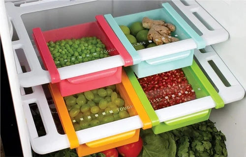 Adjustable fridge baskets ( Pack of 4)