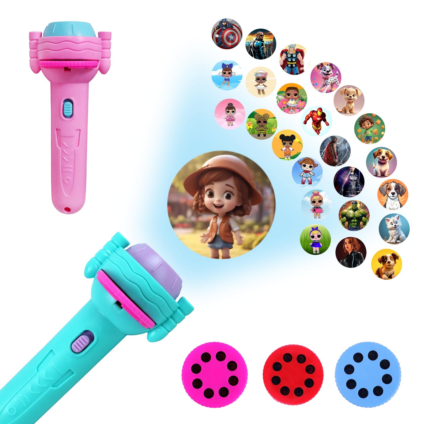 Flashlight Projector torch for Kids